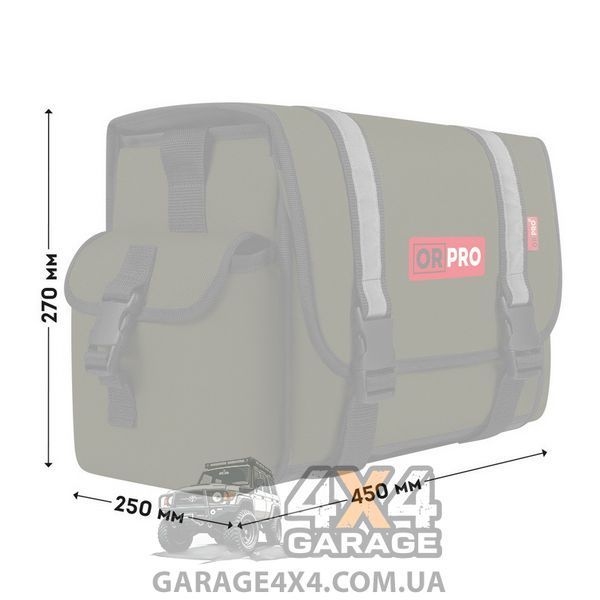 Большая такелажная сумка ORPRO (Черная, Oxford 1680) TP0028 фото