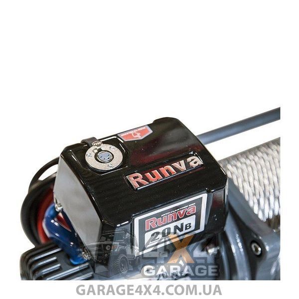 Вологозахищена лебідка 12V Runva EWB 20000lbs (Сталевий трос) EWB20000U фото