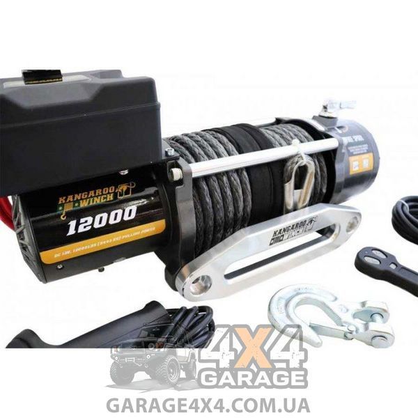 Автомобільна лебідка KangarooWinch 12000lbs (24В, Синтетичний трос) K12000-SR-24V фото