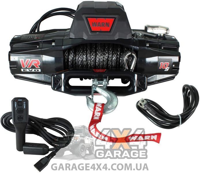 Лебедка для внедорожника Warn VR EVO 10-s с синтетическим тросом (12 Вольт / 4536 кг) 103253 фото