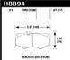 Передние тормозные колодки HAWK SuperDuty для Mercedes-Benz G500 / G550 2009-2018 (ферро-карбон / комплект) HB894P.675 фото 4