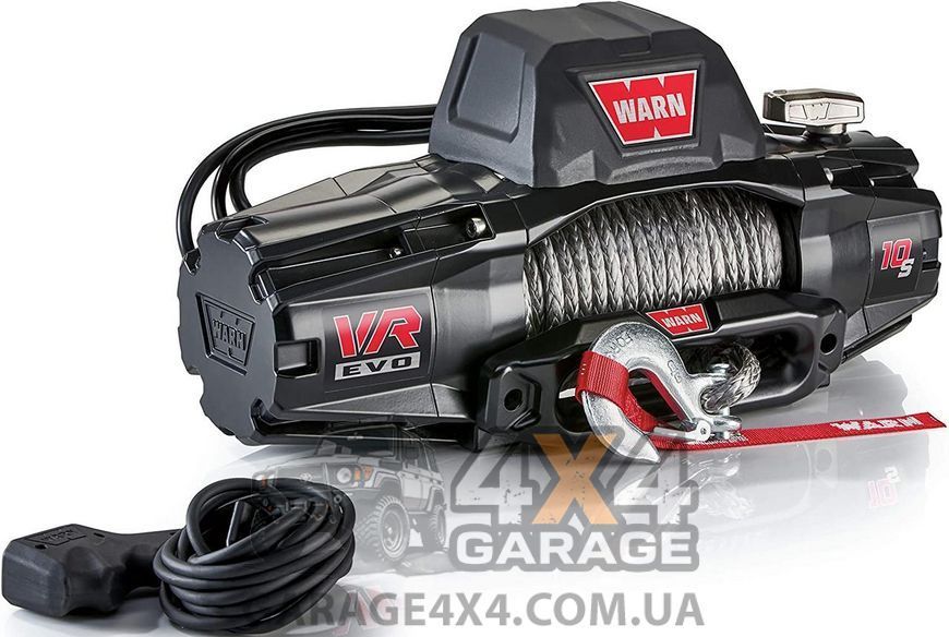 Лебедка для внедорожника Warn VR EVO 10-s с синтетическим тросом (12 Вольт / 4536 кг) 103253 фото